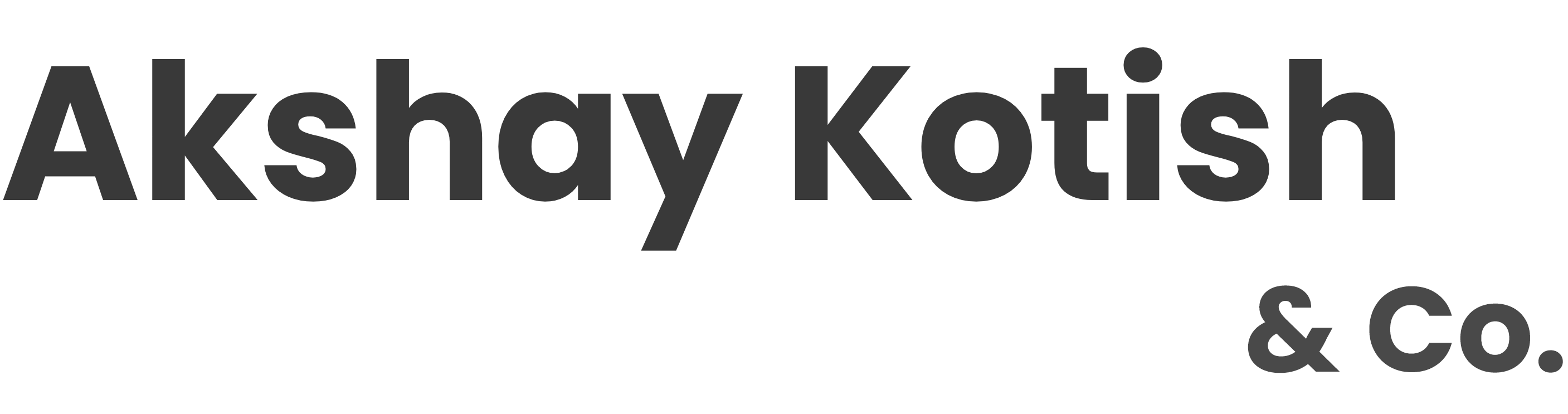 Akshay Kotish & Co. Logo